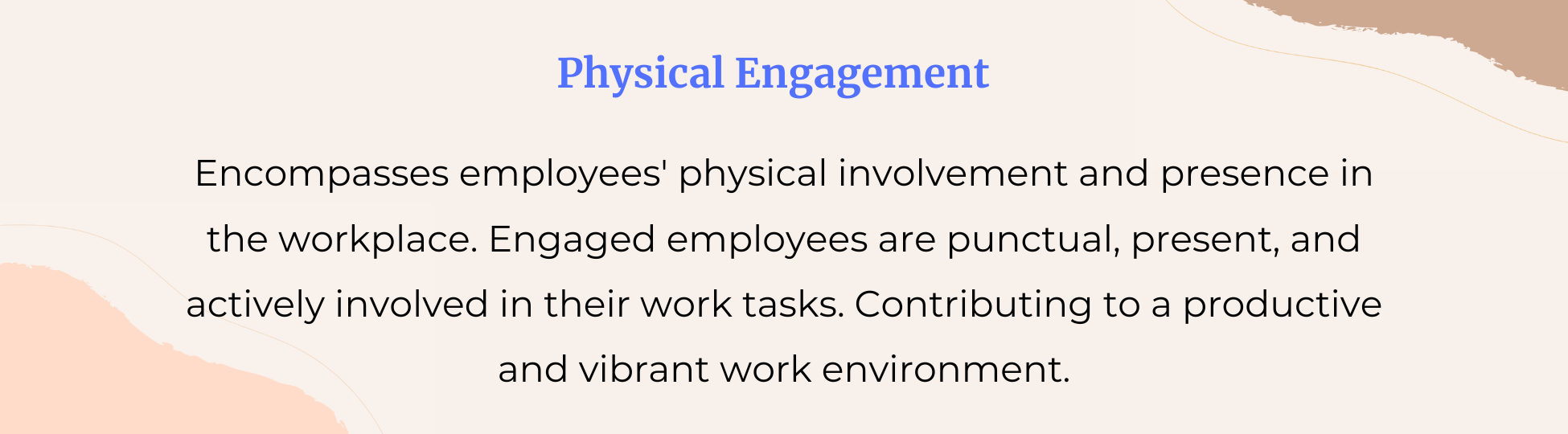 physical engagement